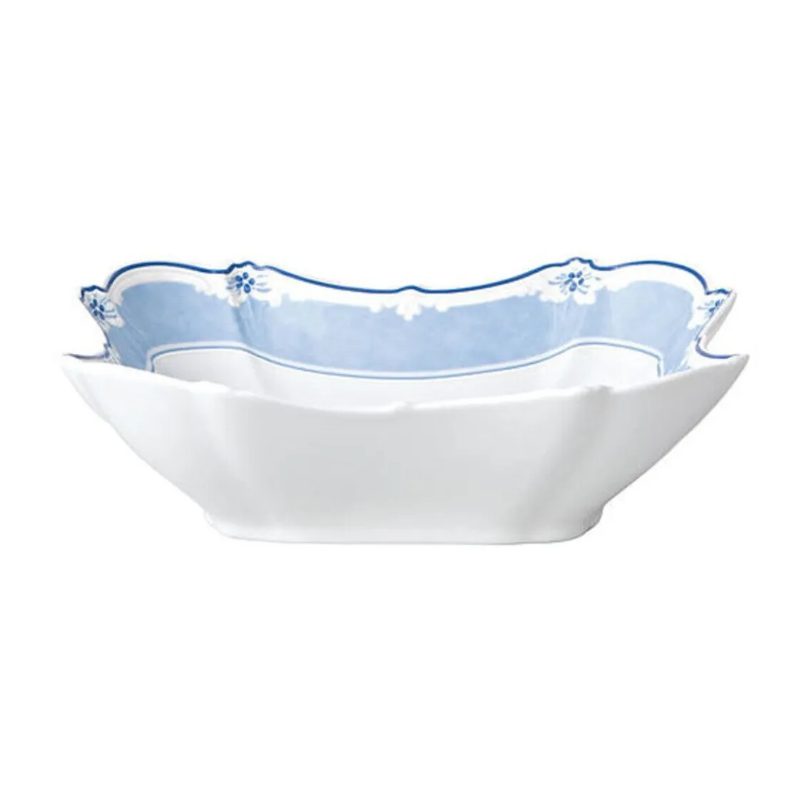 Hutschenreuther Schüssel eckig 20cm Baronesse Estelle Blau