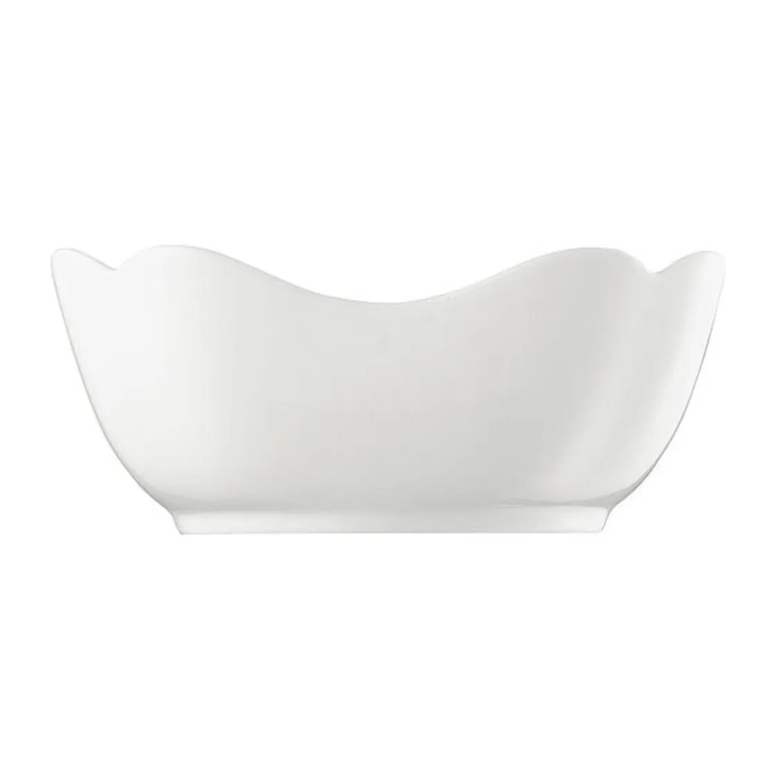 Schüsseln<Hutschenreuther Schüssel eckig 20cm Maria Theresia Weiss