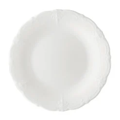 Speiseteller<Hutschenreuther Speiseteller 25cm Fahne Baronesse Weiss