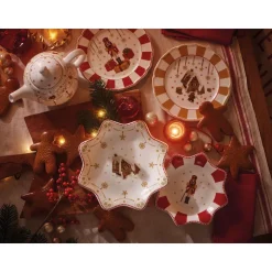 Weihnachten|Speiseteller<Hutschenreuther Teller 22 cm Christmas Love Red