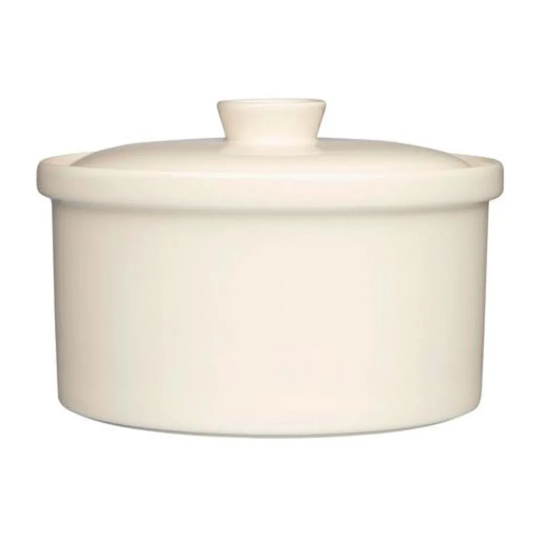 Iittala Topf mit Deckel 2,3 l Teema weiss