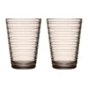 Spanischer Sommerurlaub<Iittala Trinkglas 2er-Set 0,33 l Aino Aalto Leinen