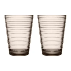Spanischer Sommerurlaub<Iittala Trinkglas 2er-Set 0,33 l Aino Aalto Leinen