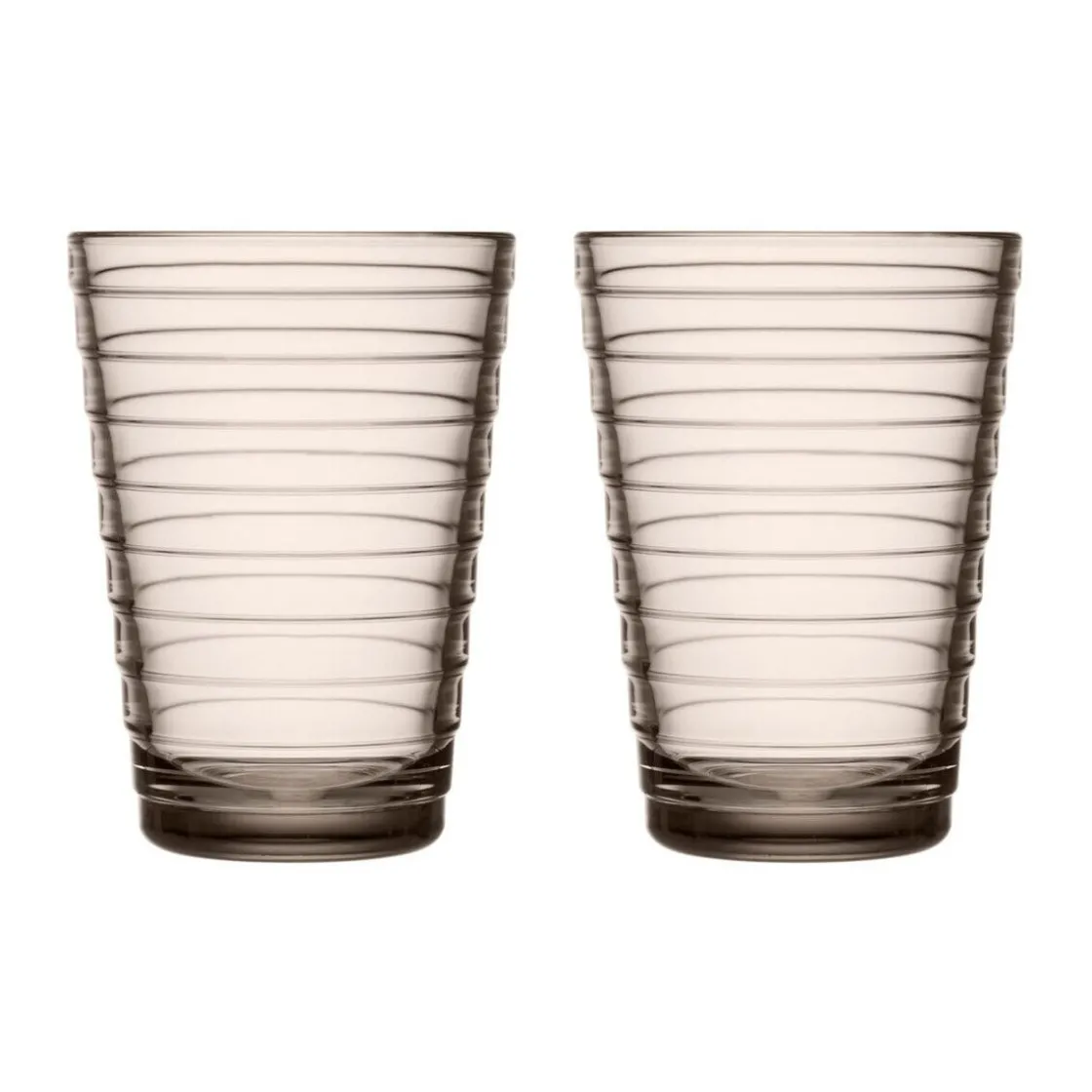Spanischer Sommerurlaub<Iittala Trinkglas 2er-Set 0,33 l Aino Aalto Leinen
