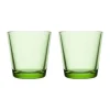 Becher<Iittala Trinkglas 2er-Set 0,21 l Kartio Apfelgrün