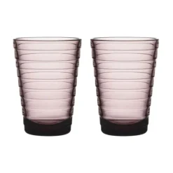 Iittala Trinkglas 2er-Set 0,33 l Aino Aalto Violett