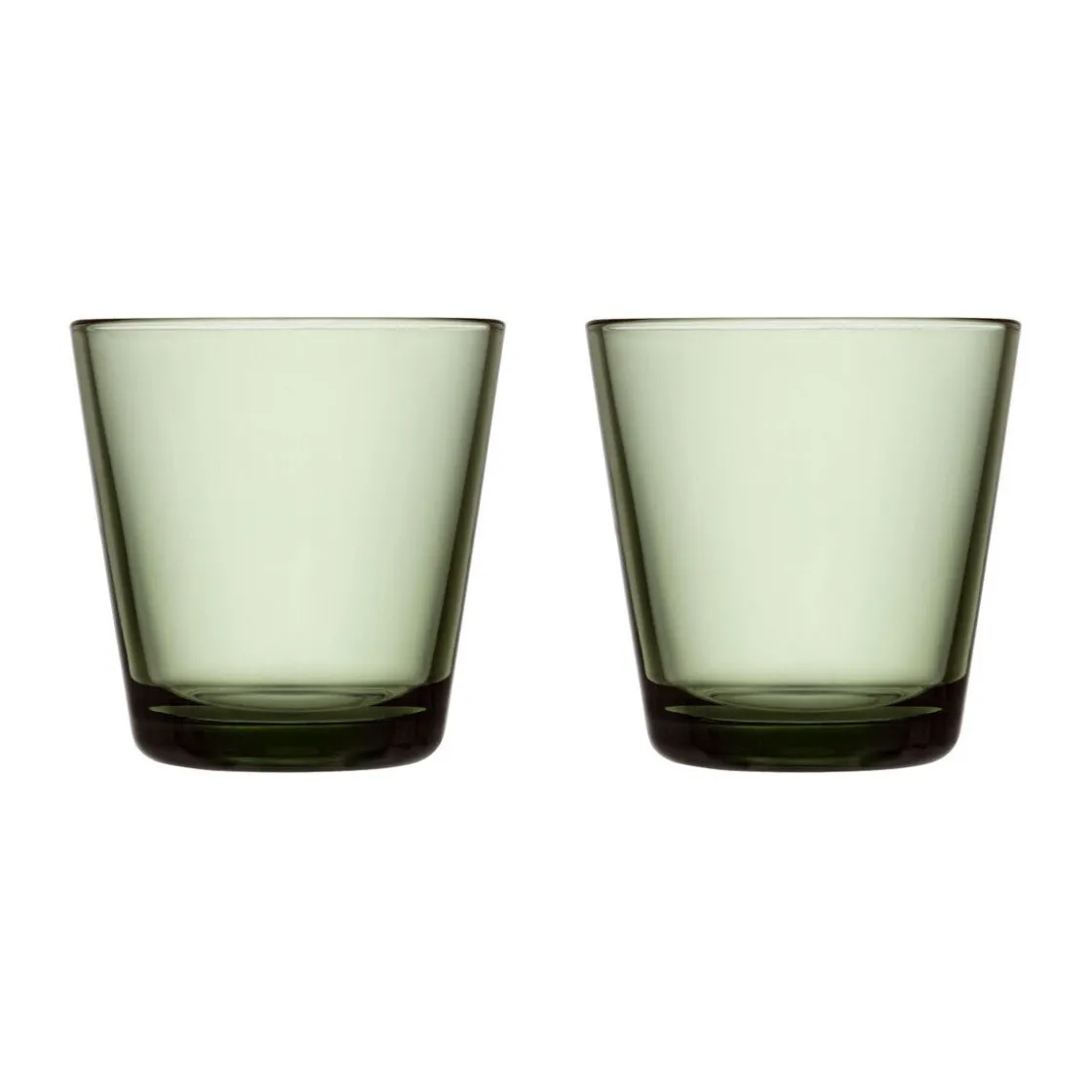 Iittala Trinkglas 2er-Set 0,21 l Kartio Tannengrün