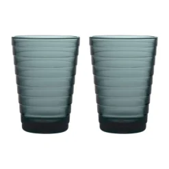 Spargel Zubehör<Iittala Trinkglas 2er-Set 0,33 l Aino Aalto Dark Grey