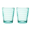 Iittala Trinkglas 2er-Set 0,22 l Aino Aalto Wassergrün