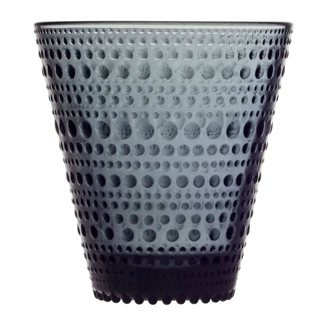 Iittala Trinkglas 2er-Set Kastehelmi dark grey