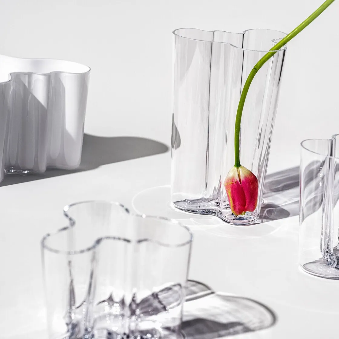 20 Jahre Tischwelt<Iittala Vase 16 cm Alvar Aalto klar
