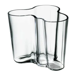 Sommertafel|Tischdeko Weihnachten<Iittala Vase 10 cm Alvar Aalto klar