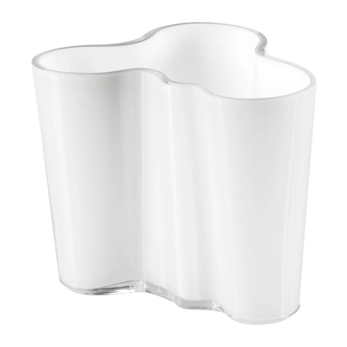 Bestseller|Weihnachten<Iittala Vase 9,5 cm Alvar Aalto opalweiß
