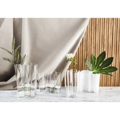 Bestseller|Weihnachten<Iittala Vase 9,5 cm Alvar Aalto opalweiß