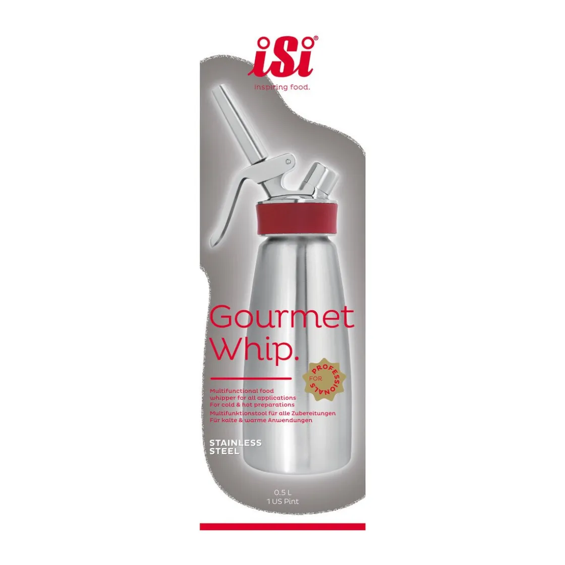 Weihnachtsbäckerei|Weihnachtsbäckerei<ISI Saucen-/Schlagsahnebereiter Gourmet Whip 0,5 l edelstahl