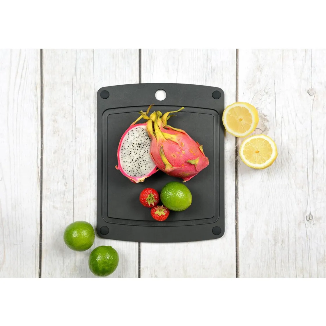 Jade Schneidebrett Gourmet Gripper schwarz 37x27,5x0,6cm