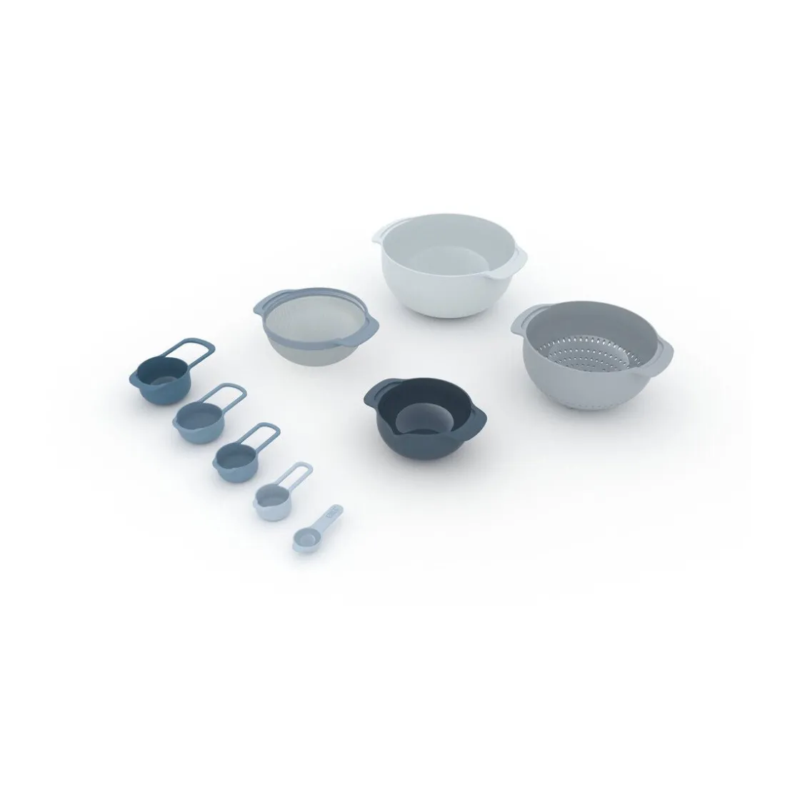 Backzubehör|Kochwelt Entdecken<Joseph Joseph 9 Plus Schüssel-Set 9-tlg. Nest Editions blau