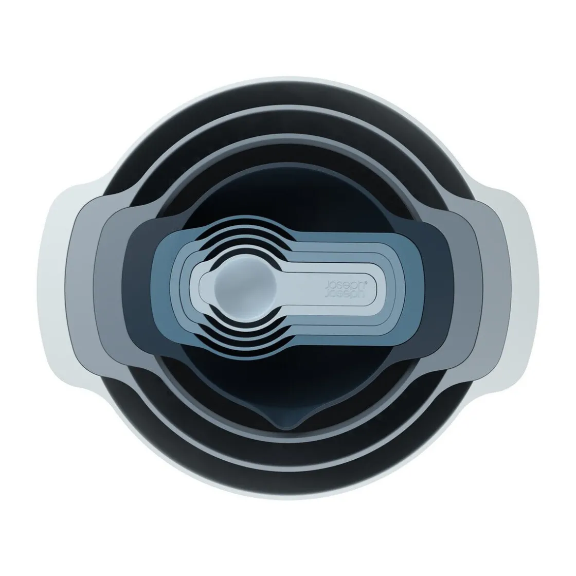 Backzubehör|Kochwelt Entdecken<Joseph Joseph 9 Plus Schüssel-Set 9-tlg. Nest Editions blau