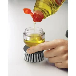 Joseph Joseph Abwaschbürste Palm Scrub 13 cm grau