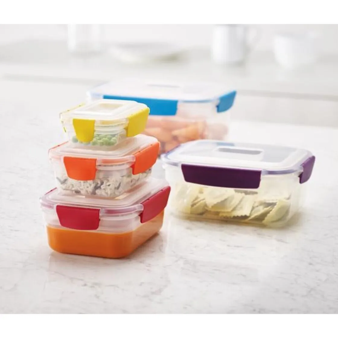 Joseph Joseph Aufbewahrungsbehälter-Set 5-tlg. Nest Lock mehrfarbig