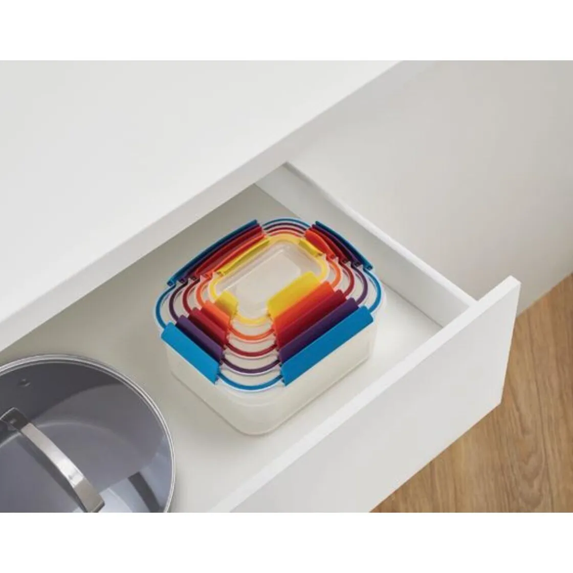 Joseph Joseph Aufbewahrungsbehälter-Set 5-tlg. Nest Lock mehrfarbig
