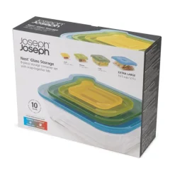Meal Prep<Joseph Joseph Glasset 4tlg. mit Deckel Nest Storage