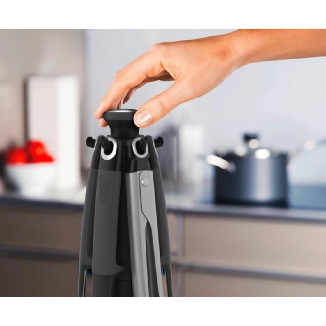 Messer & Co. Entdecken|Kochbesteck<Joseph Joseph Küchenhelfer Karussell 6 tlg. Elevate grau