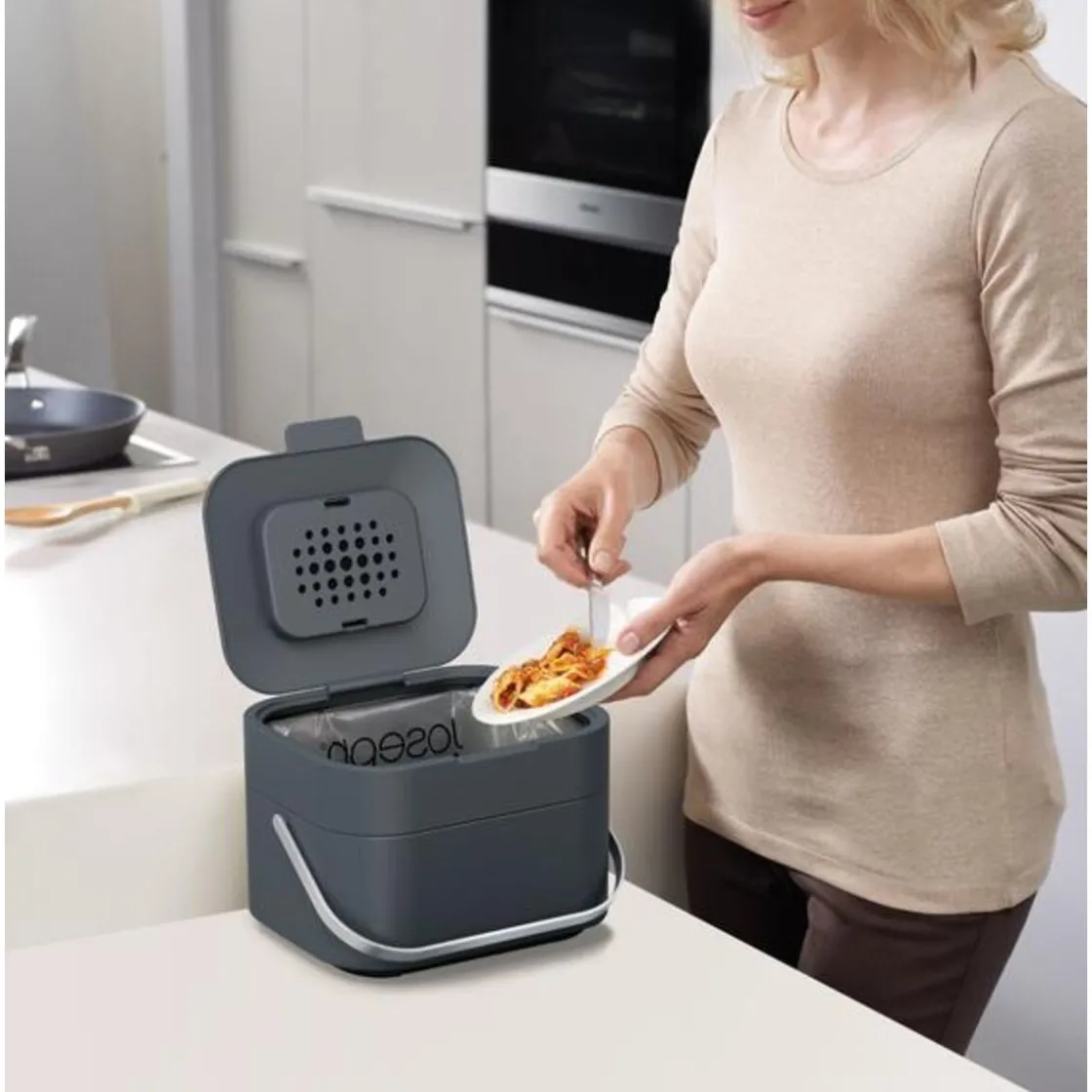 Mülleimer<Joseph Joseph Mülleimer 4l Stack graphit