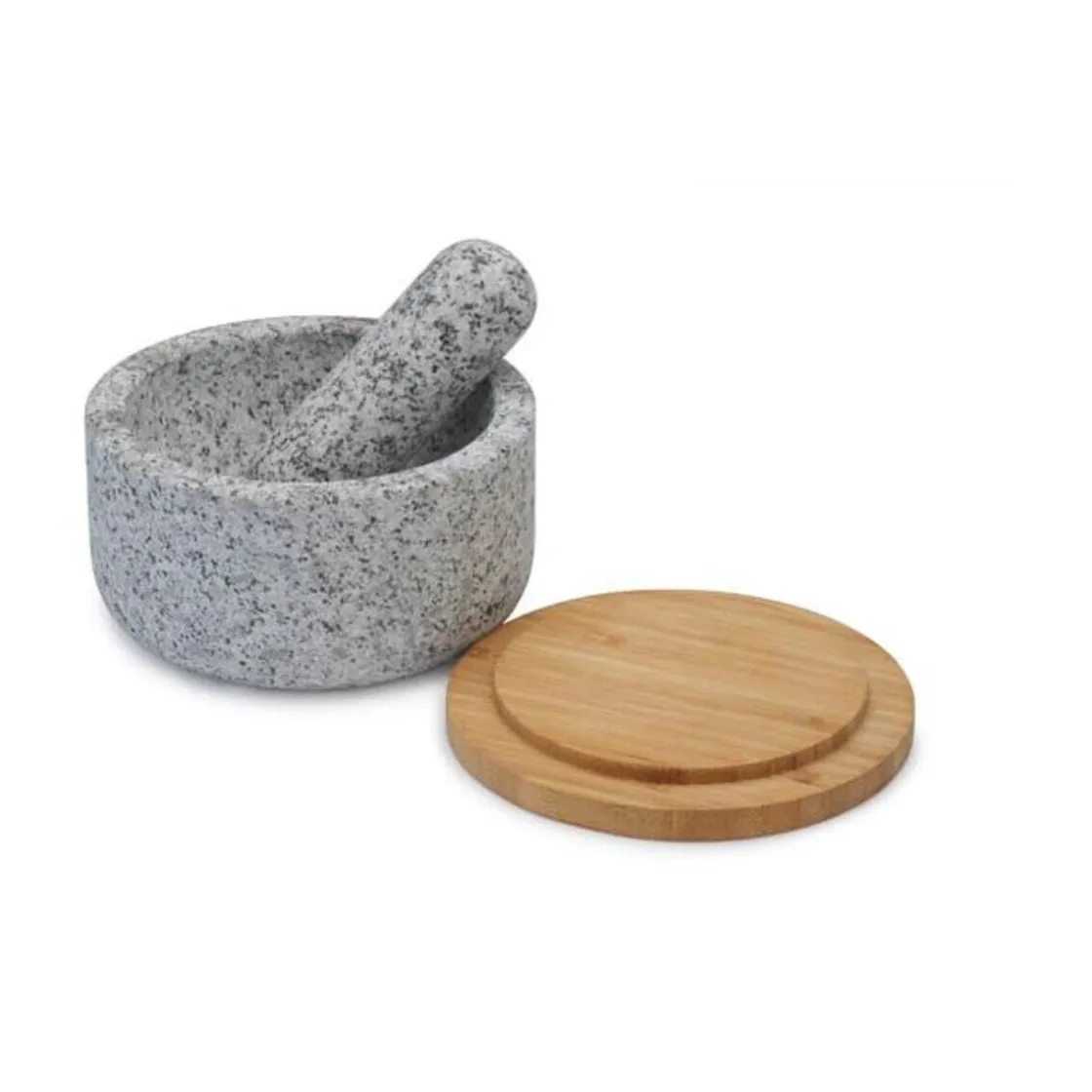 Joseph Joseph Mörser granit mit Bambusdeckel Dash