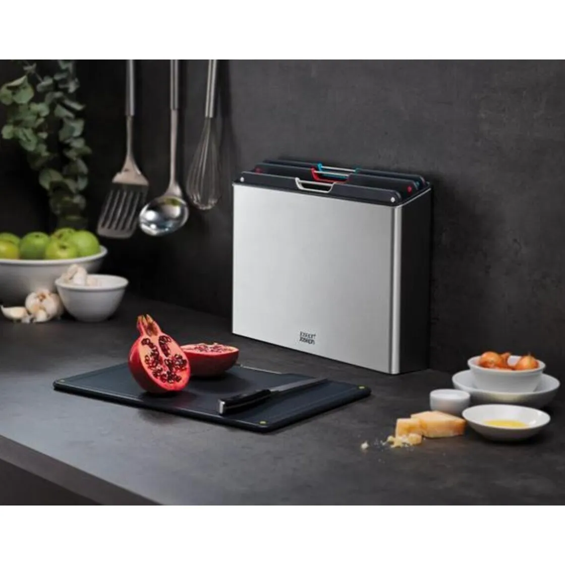 Joseph Joseph Schneidebrett-Set 5-tlg. Folio edelstahl