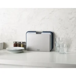 Joseph Joseph Schneidebrett-Set 4-tlg. Nest grau