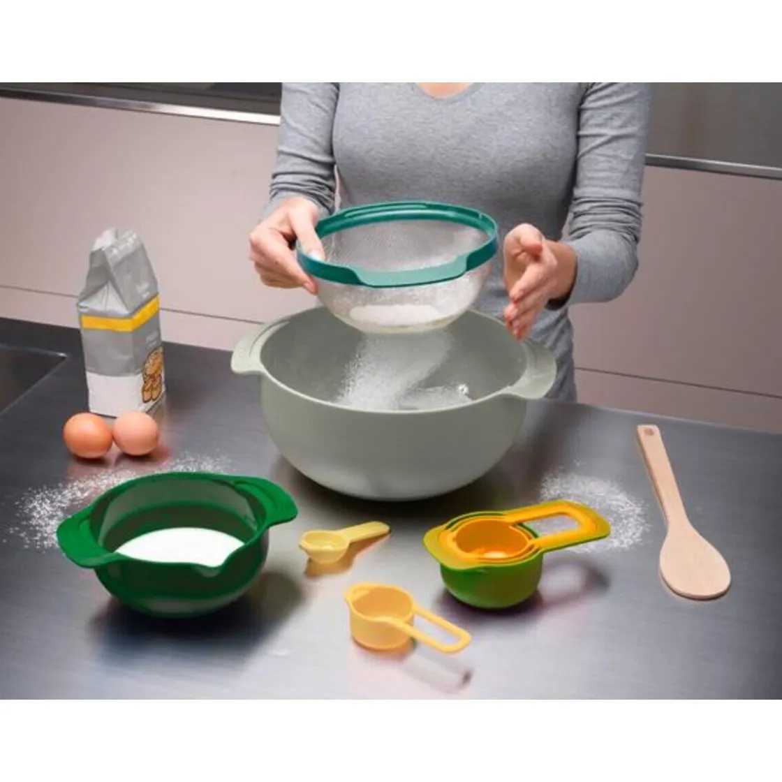 Joseph Joseph Schüssel Set 9tlg. Opal Nest 9 Plus