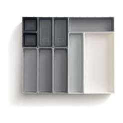 Joseph Joseph Schubladen-Organizer-Set 10-tlg. Blox grau