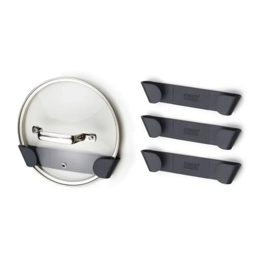 Kochwelt Entdecken|Deckel<Joseph Joseph Topfdeckelhalter 4er Set CupboardStore grau