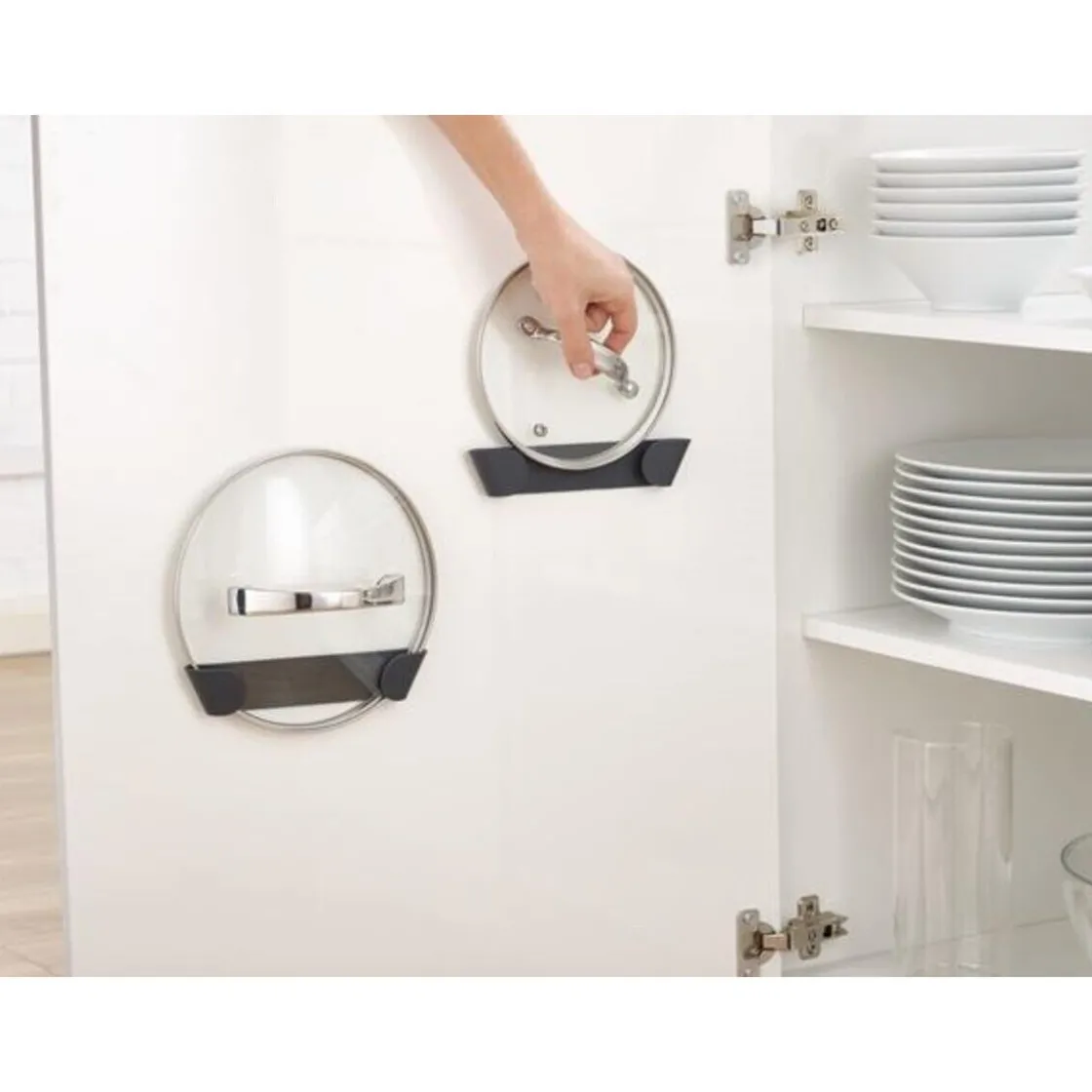 Kochwelt Entdecken|Deckel<Joseph Joseph Topfdeckelhalter 4er Set CupboardStore grau