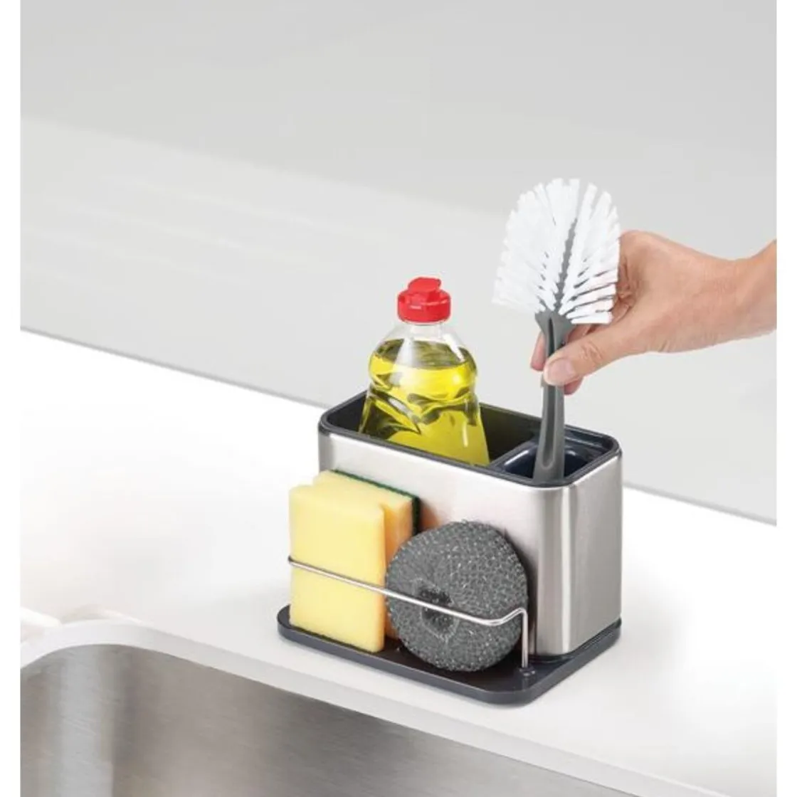 Spülen<Joseph Joseph Utensilienbehälter Edelstahl Surface
