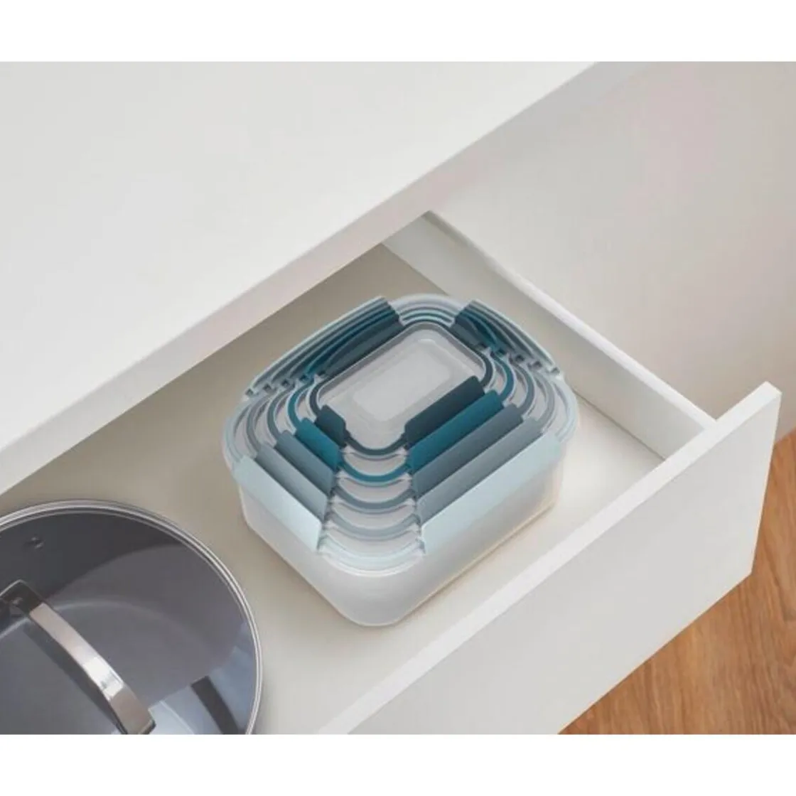 Joseph Joseph Vorratsdosen-Set 5-tlg. Nest Lock Blau