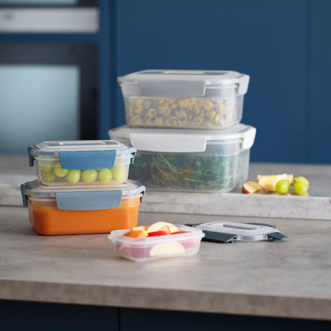 Joseph Joseph Vorratsdosen-Set 5-tlg. Nest Lock Blau