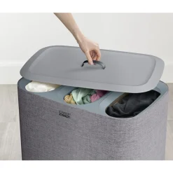 Küchentextil<Joseph Joseph Wäschetrennkorb 90,0 l Tota Trio grau