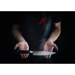 Messer & Co. Entdecken|Weihnachten<Kai Santokumesser Shun mit Kullenschliff 18 cm