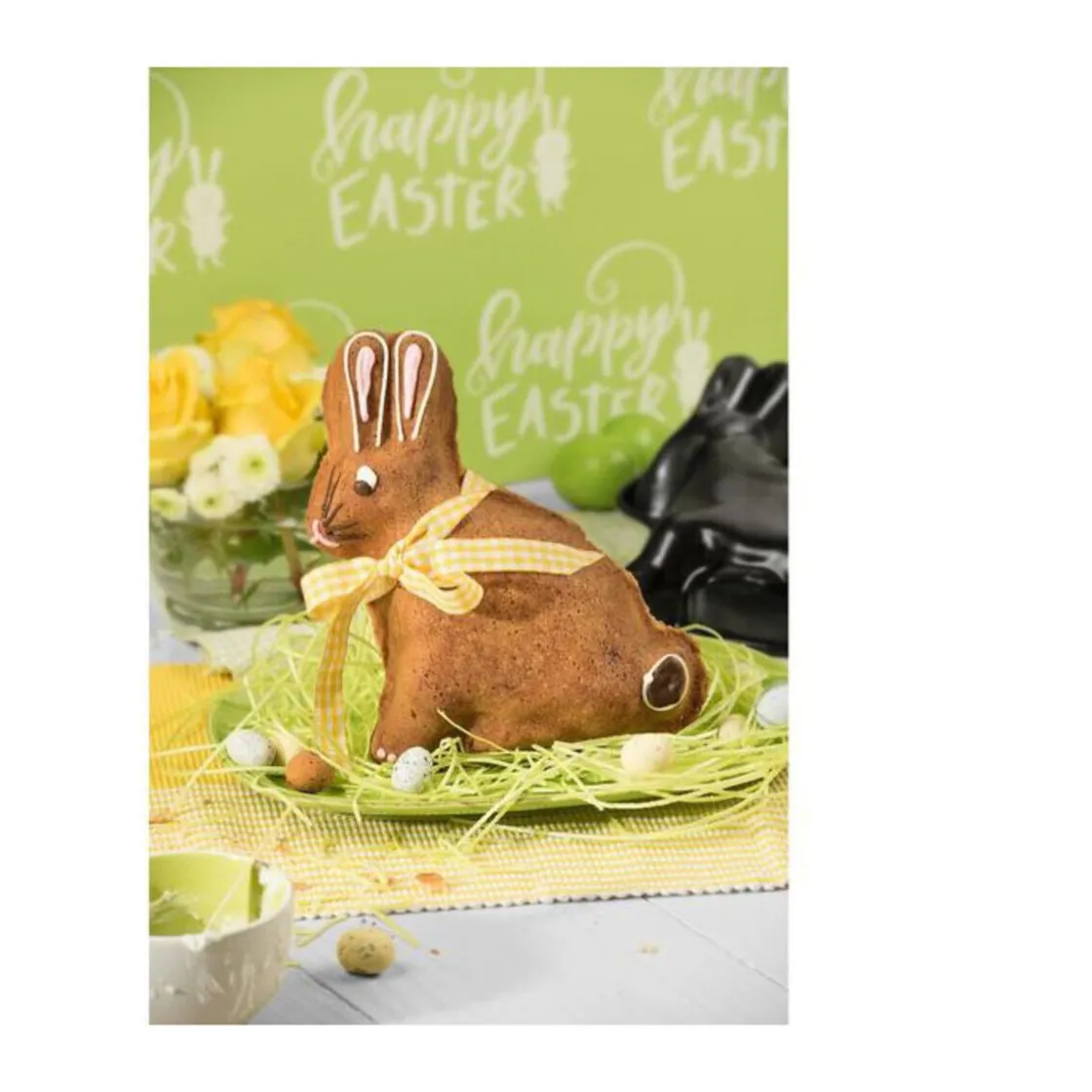 Kaiser Backform Hase 0,55 l schwarz