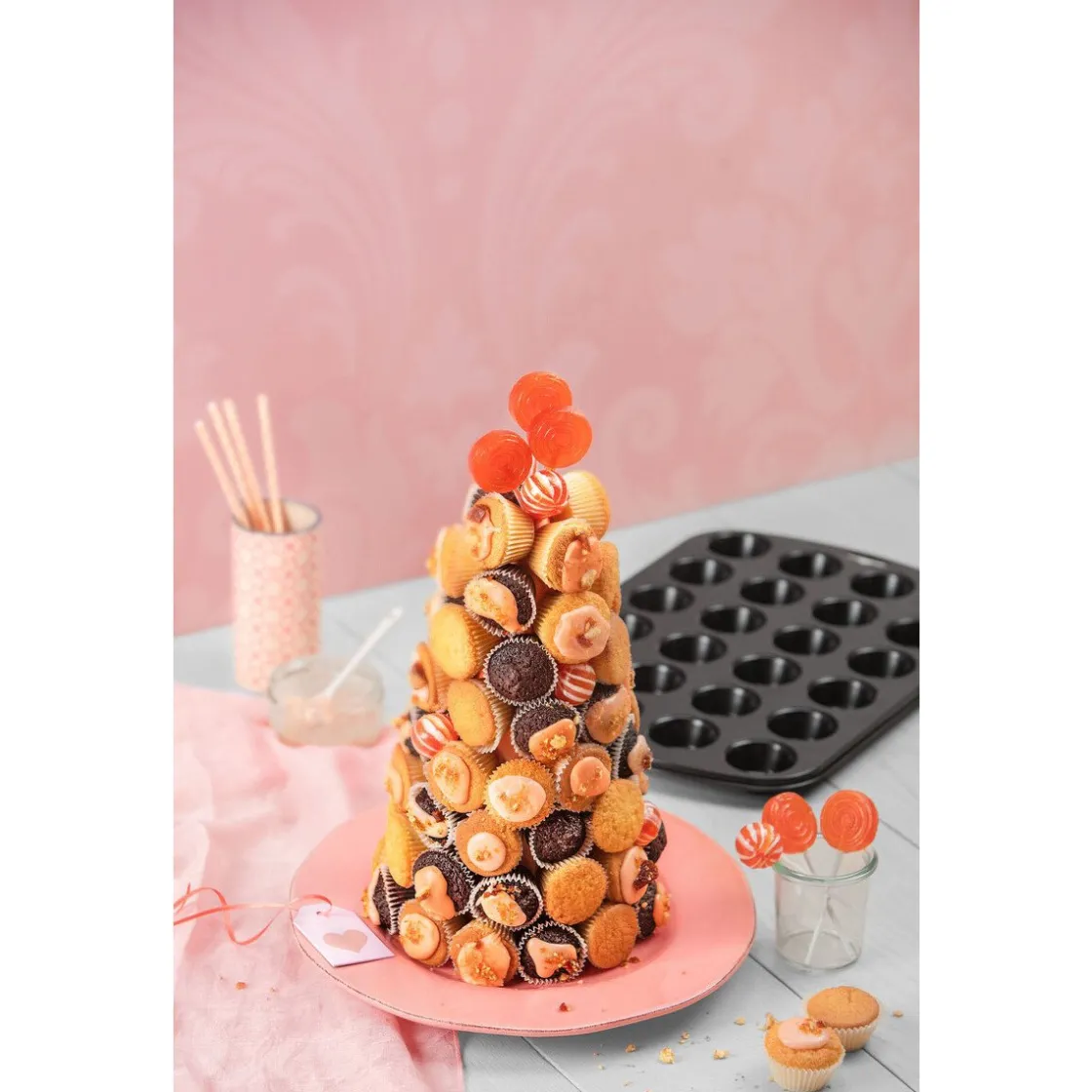 Kaiser Muffinbackform 38x27 cm schwarz