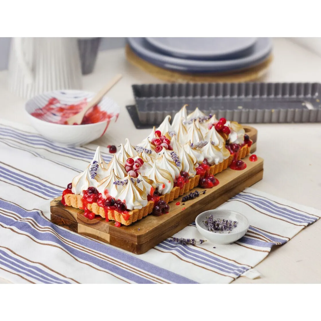 Kaiser Quicheform 35x13 cm La Forme Plus schwarz