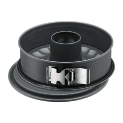 Backformen|Kochwelt Entdecken<Kaiser Springform mit Flach- und Rohrboden 26 cm La Forme Plus SafeClick schwarz