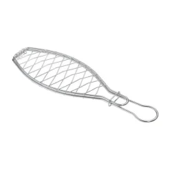 Kochwelt Entdecken|Grillen<Küchenprofi Fischgrillzange Easy 43 cm BBQ silber