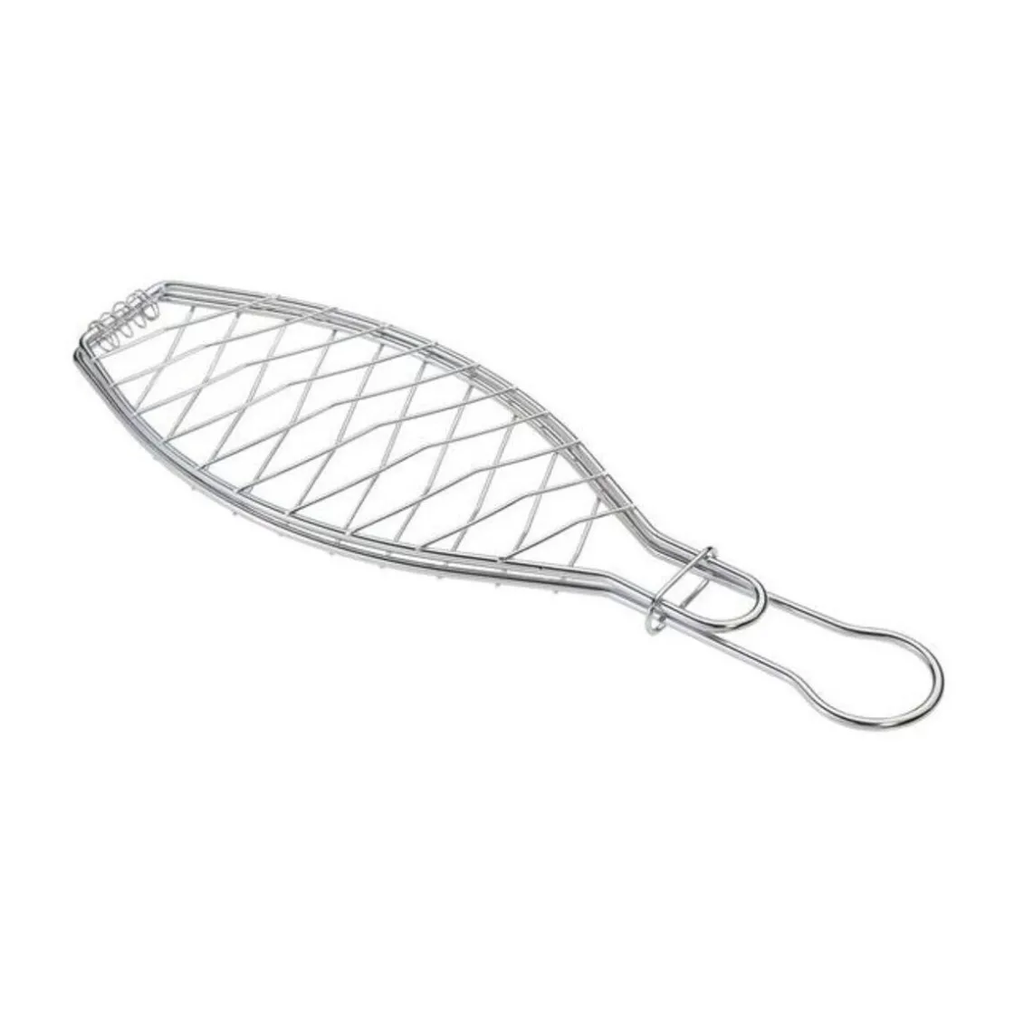 Kochwelt Entdecken|Grillen<Küchenprofi Fischgrillzange Easy 43 cm BBQ silber