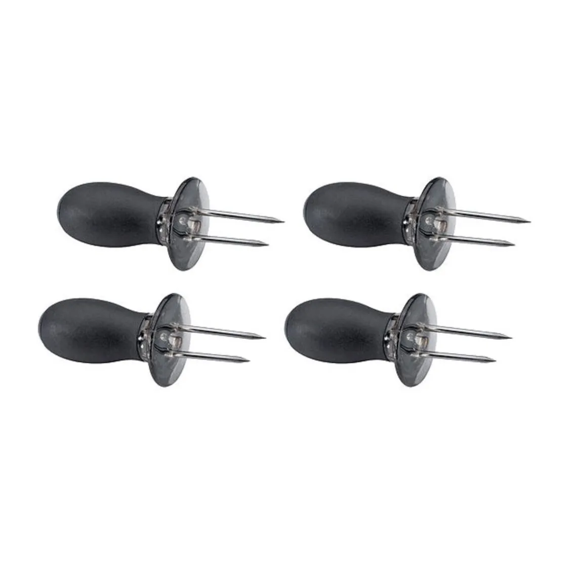 Küchenprofi Maiskolbenhalter 4er-Set BBQ schwarz