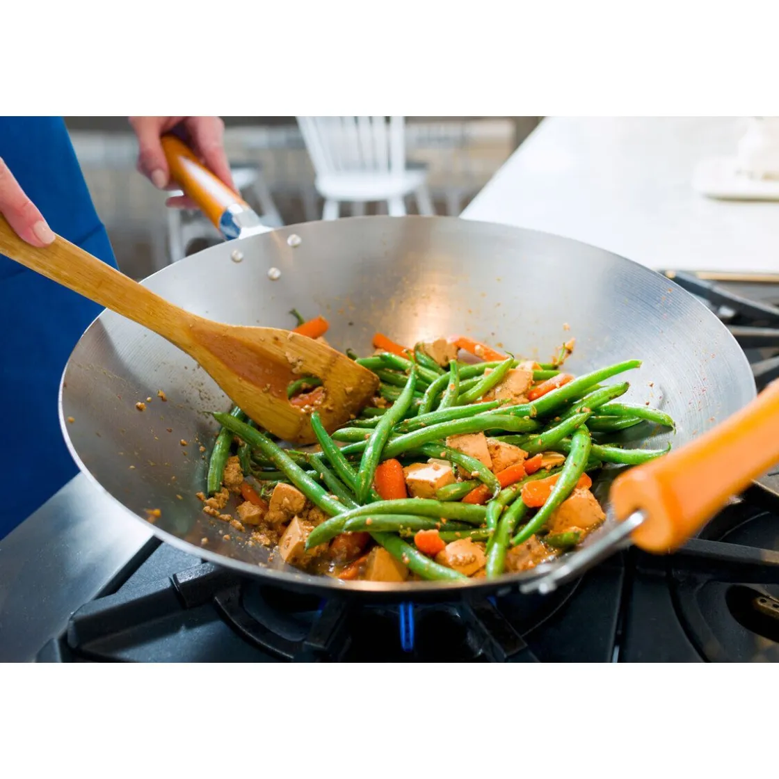 Ken Hom Wok 32 cm Excellence silber