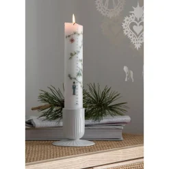 Kähler Blockkerzenhalter 9 cm Hammershøi weiß