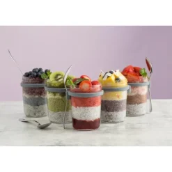 Meal Prep<Kilner Frühstücksglas mit Deckel und Löffel 350ml